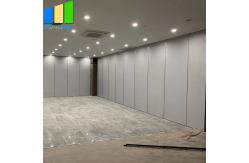China 500 Width Sound Proof Partitions Folding MDF Partition Moving Wall With Aluminum Frame supplier