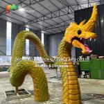 Realistic Animatronic Oriental Dragon: Glowing Scales & Dynamic Movements For Immersive Theme Park Exhibits for sale