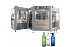 China 6000BPH  Rotary Feeding Beer Filling Machine , Carbonated Beverage Filler supplier