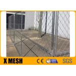6ft High By 10 Ft Wide Chain Link Mesh Fencing Astm Standard For Perimeter Patrol for sale