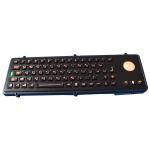Farsi black panel mount keyboard / illuminated usb keyboard IEC 60512-6 for sale