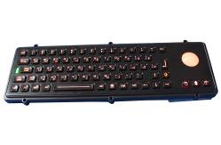 China Farsi black panel mount keyboard / illuminated usb keyboard IEC 60512-6 supplier