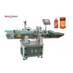 Automatic Round Bottle Labeling Machine , 1200W Adhesive Sticker Labeling Machine for sale