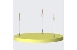 China Customized Zinc Alloy Connection Absorption Anchor Absorption Board Suspension System supplier
