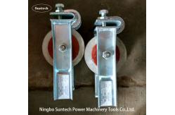 China Swerve Skyward Stringing Blocks Conductor Pulley Block For Transmission Line supplier