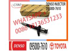 China High quality common rail diesel fuel injector 23670-0R010 236700R010 095000-7610 supplier