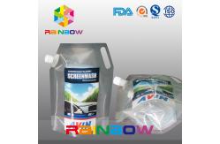 China Liquid Spout Pouch Plastic Pouches Packaging For Washing 140 Micron Thickness supplier