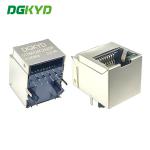 DGKYD511B412AC2A2DPK2068 RJ45 180 Degree Direct Plug Network Interface 10p10c RJ45 With Light for sale