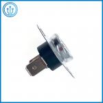 6.3mm Vertical Bimetal Thermostat Switch 10A 250V 60 Degree NC Manual Reset for sale