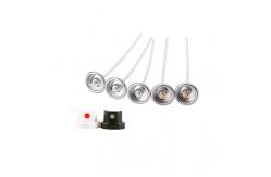 China Durable Metallic Spray Paint Valve 1inch Tinplate Plastic Material supplier