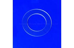 China High Light Transmittance Custom Round Quartz Flange Seal Transparent Sheet supplier