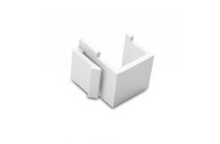 China Blank Rj45 Keystone Jack Inserts for Wallplate / Patch Panel  White supplier