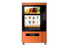 China Hot Food Vending Machine   With 21.51 Inch Touch Screen And  Refrigerated Temperature supplier