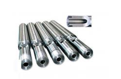China 38CrMoAlA Twin And Single Conical Screw Barrel For Recycling Machine supplier