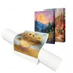 Aqueous 420gsm Polycotton Canvas For Inkjet Printing for sale