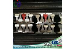 China Material Q235 Railroad Steel Rail AISI ASTM With Excellent Mechanical Property supplier