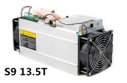 China Bitmain Antminer S9 13.5T 1350w Second Hand Asic Miner supplier