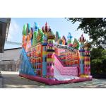 Simple Classic Commercial Inflatable Water Slides / Colourful Inflatable Dry Slide