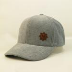 Bsci Polyester Plush 6 Panel Baseball Cap With Leather Patch Custom Logo