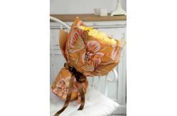 China Printed Luxurious Style Florist Wrapping Paper 60cmX50cm Flower Wrapping supplier