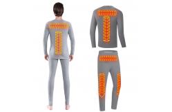 China Custom Thermo Underwear Mens Heated Long Johns Set Thermal Underwear for Men supplier