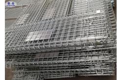 China Metal Storage Wire Mesh Pallet Cages Basket Foldable Lockable COC Certificated supplier