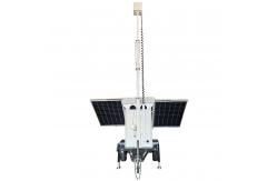 China Solar Panel Security Trailer Solar Power Trailer For Outdoor Monitoring supplier