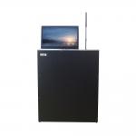 Screen Lift Double Panel Motorized Monitor Lift 15.6/17.3/23.6 Inch Motorized LCD Monitor Lift With Name Display for sale