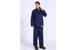 China EN1149 Electrical Arc Flash Protection Clothing , 280gsm Fire Resistant Jacket supplier