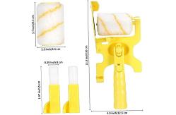 China Handheld Wall Edge Paint Roller Brush With Replacement supplier
