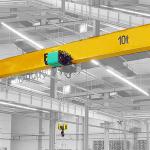 Pendant Control 380V Single Beam Bridge Taveling Crane European Style Type for sale