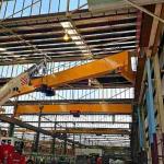 European Type Electric Remote Control C Track Single Girder Overhead Crane 5T 15T for sale