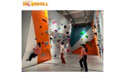 China Mobile Kids Climbing Wall Artificial Children Automatic Belay Climbing Wall supplier