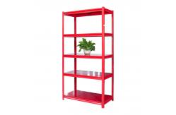 China KD Structure White Metal Unit Powder Coated Fireproof Metal Storage Rack supplier