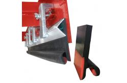 China Dual Seal Conveyor Belt Skirting Systems Double Layer Rubber Urethane Skirting supplier