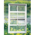 OEM Double Glazed UPVC Windows Single Hung Window Replacement For House for sale