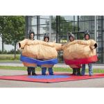 Sumo Wrestler Inflatable Amusement Park , Fancy sticky Dress Costume Suit for sale