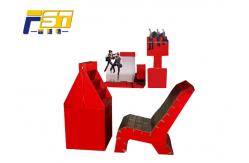 China Easy Assembled Cardboard Beach Furniture Moisture Resistant OEM / ODM Available supplier