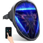 Halloween Party Smart LED Face Mask APP Controlled Bluetooth Face Changing for sale