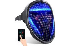 China Halloween Party Smart LED Face Mask APP Controlled Bluetooth Face Changing supplier