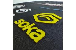 China Embossed 3D Silicone Heat Transfer Emblems Transfers Customized supplier