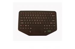 China Ruggedized Vehicle Keyboard Desktop With Touchpad Backlit Scissors Switch supplier