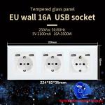 EU Standard USB Wall Socket 3500W Electric Sockets With Usb Mounting Bottom Box for sale