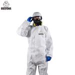 Microporous Film White Painting Overalls Disposable Painters Suit Type 5/6 for sale