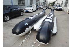 China 8 Passenger Double Row DolphinInflatable Banana Towable Tube Jet Ski Boa supplier