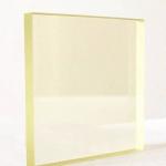 12mm Thickness Lead Glass Radiation Shielding 1200 * 1000mm Standard Size X Ray for sale