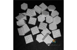 China Abrasion Resistant Alumina Ceramic Mosaic Plate Ceramic Lining Sheet 10x10x3mm supplier
