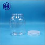 Oval Unique Shaped Plastic Pet Nuts Fruits Pepper Candies Jars Flat Screw Lid for sale
