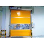 High Frequency Motor System High Speed PVC Stainless Steel Industrial Roll Up Door for sale