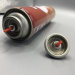 Inverted Housing Gas Lighter Refill Valve with Refillable Mounting Cup Both Sides and Clear Lacquered Tinplate for sale
